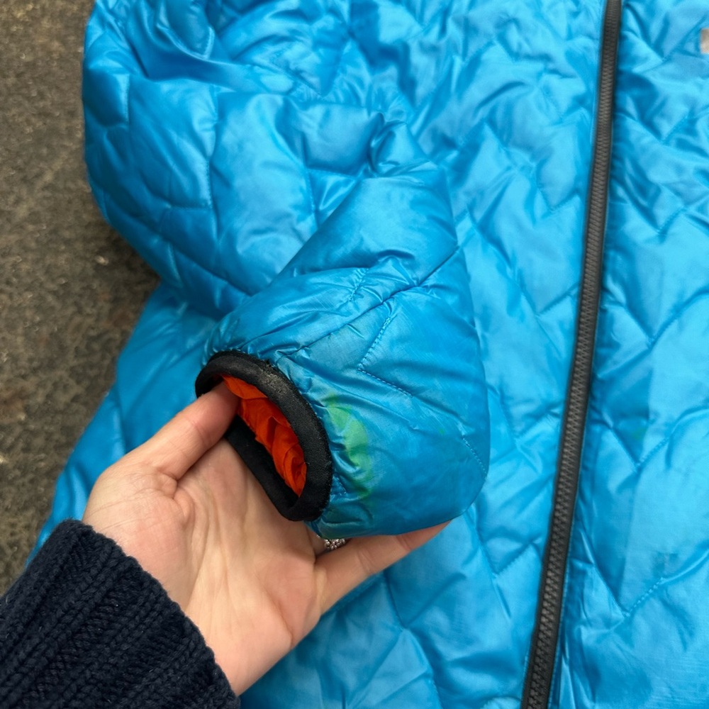 Helly Hansen Puffer Coat Softshell Blue Mens Smal… - image 8